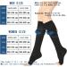 Shop Azzsee Compression Support Stockings for Men & Women | Open Lace Calves Medical Thrombosis Socks - Reduce Leg Pain XXL-3XL - Buy Online on GoSupps.com