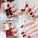 6PCS Red Nail Polish Set Nail Varnish - Quick Dry & Long Lasting Glitter Nail Varnish - Non-Toxic Water Based Holographic Nail Polish - No Need UV Nail Paint for DIY Nail Art Manicure at Home 8ML(Red) - Buy Online on GoSupps.com