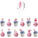 Rosa Cowgirl Cupcake Toppers - 24 Pieces Cowboy Theme Party Accessories for Birthdays Weddings & Celebrations - Buy Online on GoSupps.com