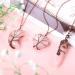 Hexagonal Crystal Quartz Healing Necklaces Set - Tree Moon Heart Flower Wrap - Reiki Gemstone Jewelry - Buy Online on GoSupps.com