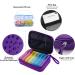 Extra Large Weekly Pill Bag - AM PM Pill Box for Vitamins Medication & Supplements | 7-Day Storage Case (Purple - Buy Online on GoSupps.com