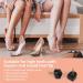 YEHAM 30 Pairs High Heel Shoes Replacement Tips - Round & Square Heel Repair Caps with 6 Heel Pliers - Black & Beige Colors - Buy Online on GoSupps.com