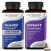 LifeSeasons Rest-ZZZ Extra Strength + Immuni-T Bundle Natural Sleep & Immune Support Fall Asleep & Stay Asleep Boost Immunity & Defend Against Seasonal Challenges 60 Capsules & 60 Capsules