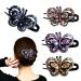 Yusier 4 PCS Butterfly Hair Clip Flower Rhinestones Clip Duckbill Clip Ponytail Clips Flowers Clip for Women Butterfly Clips Studded with Rhinestones (Butterfly)
