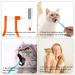 Double-Sided Cat Toothbrush Set - 2 Pieces | Microbut Head & Curved Handle for Deep Cleaning Kittens & Cats | Blue-Orange Cat Care Accessories - Buy Online on GoSupps.com