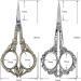 Vintage Stainless Steel Cuticle Embroidery Scissors - 2pc Set for Beauty Grooming and Manicure - Buy Online on GoSupps.com