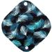 Set of 5 Blue Feather Down XS Panty Liners with Wet Bag - Reusable Cloth Menstrual Pads - Buy Online on GoSupps.com