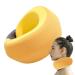 Fovolat Neck Brace - Neck Brace & Elastic Supports | Soft Foam Wraps Keep Vertebrae Stable Soft Neck Support Relieves Pressure in Spine Neck Support Brace for Travel Yellow - Buy Online on GoSupps.com
