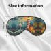 SSIMOO Seaside Lighthouse Print Eye Mask - Ultra-Soft Light-Blocking for Comfortable Sleep | International Shipping - Buy Online on GoSupps.com