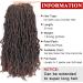 Xtrend 7 Packs 24 Inch Pre-Looped Nu Faux Locs Crochet Braids Hair Extensions Wavy Goddess Faux Locs Ombre Synthetic Braiding Hair Wavy Gpysy Soft Locs Crochet Hair 18strands/pack 1B/30# 24 Inch (Pack of 7) T30# - Buy Online on GoSupps.com