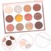 BIUDECO Palette Plate Powder Eyeshadow Eye Night Party Makeup Shadow Portable for Grids Women Club Bar 1 count (Pack of 1) As Shown - Buy Online on GoSupps.com