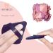 Buy HEYMKGO 3 Pcs Powder Puff Set Triangle Velvet Makeup Sponge for Dual Use | Reusable Wet & Dry Face Cleansing Puff | International Shipping Available - Buy Online on GoSupps.com
