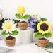 OPOUNT Beginner Crochet Kit - 3 Potted Plants Complete Set with Step-by-Step Instructions and Video Tutorials - Buy Online on GoSupps.com