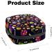Sanitary Napkin Storage Bag - Halloween Pattern Menstrual Cup Pouch - Multicolor - Buy Online on GoSupps.com