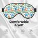 Easter Eggs Print Unisex Sleep Eye Mask - Soft Comfort Eye Shade for Travel Yoga & Shift Work - Buy Online on GoSupps.com