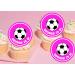 20 x Personalised Football party cupcake toppers wafer/icing uncut - (icing paper red) Red icing paper - Buy Online on GoSupps.com