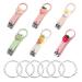 6 Pieces of Cute Nail Clippers 6 Pieces of Key Rings Multi-Style Nail Clippers Cartoon Nail Clippers Folding Nail Clippers Anti-Splash Nail Clippers Manicure Set