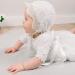 Leideur Baby White Christening Gown 9-12 Months | Baptism Dress for Girls | Special Occasion Birthday Outfit - Buy Online on GoSupps.com