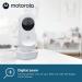 Motorola Nursery VM35-2 Twin Baby Monitor with 2 Cameras, 5.0 Split Screen Display, Night Vision, Two-Way Communication, Lullabies - White - Buy Online on GoSupps.com