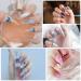 1000 PCS French Coffin Ballerina Nail Tips | 10 Sizes with Clear Cases | Acrylic False Flake Nails for Salon & DIY Nail Art - Buy Online on GoSupps.com