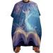 Tree Book Professional Barber Cape Polyester Hair Cutting Salon Cape Water Stain Resistant Apron Cutting Hair Beard Hairdressing Cape Anti-Static Haircut 56.7 66.9 Inch (1 Pack)