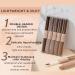 Buy Dual Ended Liquid Eyeshadow Set - 6 Neutral & Glitter Shades | Waterproof Long Lasting Creamy Formula - Buy Online on GoSupps.com