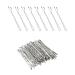 Hairpins 50 pieces silver bobby pins hair clips ideal for fine hair - does not come off (5 cm)