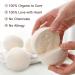 Ikosora Wool Dryer Balls Chemical-Free Fabric Softener Laundry Balls Reusable Natural Fabrics Reduces Wrinkles and Drying time High Density Wool Ball Pack of 6 - Buy Online on GoSupps.com