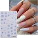 Christmas Nail Stickers 7 Sheets Self-Adhesive Nail Decal Santa Claus Gnome Tree Nail Art Decoration Design Supplies - Buy Online on GoSupps.com