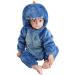 COOKY.D Unisex Winter Hooded Romper Jumpsuit 2-36 Months 24-30 Months Blue