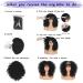 ANNISOUL 16 Curly Wig for Black Women | Synthetic Fiber Glueless Long Kinky Curly Hair 16 Inch Black Afro Bomb Wig with Bangs - Buy Online on GoSupps.com