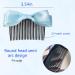 Hair Combs Slides for Women Side Bun Fine Hair Satin Bow Girls Decorative(Blue) - Buy Online on GoSupps.com