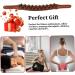 Premium Wood Therapy Massage Roller Stick - 31 Pearl Lymphatic Drainage Tool for Muscle Pain Relief & Body Shaping - Buy Online on GoSupps.com