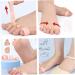 Obelunrp Toe Separator - 2 Pairs of Soft Silicone Spacers for Pain Relief & Alignment | Reusable Elastic Design for Men & Women - Buy Online on GoSupps.com