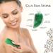 Buy Jade Roller & Gua Sha Set for Face & Neck Anti-Aging Relaxing Facial Massager 100% Natural Skin Care Perfect for Puffy Eyes - Buy Online on GoSupps.com