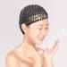 Framendino 3 Pack Mesh Crochet Hair Net Snood Hat for Thick Hair - Blue, Black, Khaki - Buy Online on GoSupps.com