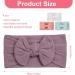 Shop Eihi 4-Piece Baby Girls Headband Set | Nylon Hair Bands for Newborns & Toddlers - 4 Colors Available - Buy Online on GoSupps.com
