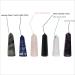 KACHVI Crystals Set - Healing Crystals & Gemstones for Energy, Luck, and Reiki - Rose Quartz, Amethyst, Lapis, Labradorite - 6 Pc Pencil & Wand Set - Buy Online on GoSupps.com