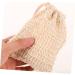 VINTORKY 10pcs Net Soap Storage Body Bar Soap Cotton Linen Soap Punch Soap Loofah Pouch Ramie - Buy Online on GoSupps.com