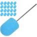 Nail Sanding Band Drill Bit with Shaft Nail Art Sanding Cap Polishing Grinding Sanding Bands Set for Home Salon Use Nail Polisher Sand Cap Nail Art Polishing Sanding Cap for Nail Drill (10 x(Blue) - Buy Online on GoSupps.com
