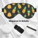 Buy Adjustable Pineapple Sleep Mask | Breathable & Fashionable Eye Mask for Comfortable Sleep | International Shipping - Buy Online on GoSupps.com