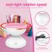 Electric Makeup Brush Cleaner - Automatic Rotating Cleaner with Pad for All Brush Sizes | Perfect Gift for Girlfriend Wife Mom (Pink & White - Buy Online on GoSupps.com