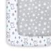 Pack and Play Sheets, 2 Pack Mini Crib Sheets, Stretchy Pack n Play Playard Fitted Sheet, Compatible with Graco Pack n Play, Soft and Breathable Material, Stars & Bunny Stars&bunny playard sheet
