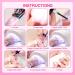 INPING Pink Gel Nail Polish Set - 6 Colors UV Neon Light Shimmer Glitter Peach Purple Hot Pink Varnish - Soak Off Long-Lasting Gel Polish for Nail Art Manicure Pedicure - Buy Online on GoSupps.com