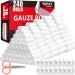 240 Pack Gauze Rolls Bandages 4 in x 4.1 Yards Individually Wrapped Breathable Rolled Gauze Premium First Aid Supplies & Medical Supplies for Wounds 4" Pack of 240