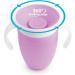 Munchkin Miracle 360 Sippy Cup - BPA Free Non-Spill Toddler Cups with Handles LeakProof & Dishwasher Safe 7oz 2 Pack - Blue/Purple 6+ Months International Shipping - Buy Online on GoSupps.com
