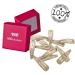 Hair-Minded Anti-Slide Grip Hair Clips for Blonde Hair | 12 Pack Beige Clips with Pink Storage Box | 5cm - Buy Online on GoSupps.com
