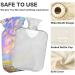 NAANLE 2L Hot Water Bottle with Lid - Sunset Lavender Flower Pain Relief & Cold Therapy for Back Hands Feet & Neck - Buy Online on GoSupps.com