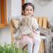 GAGAKU Baby Doll Carrier - Pink Peach Blossom Toy Sling with Adjustable Straps for Kids - Buy Online on GoSupps.com