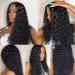 Mongolian Kinky Curly Lace Front Wig 16inch 13x4 HD Transparent Pre Plucked Human Hair Wig for Black Women - Buy Online on GoSupps.com